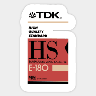 Retro VHS Tape Sticker